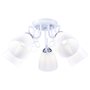 Люстра РосСвет РС22096 подвесная 5хЕ27, белый