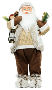 Дед Мороз с хворостом и подарками 60 см