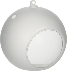 Ёлочная игрушка House of Seasons Декор колба белый 12*12 см стекло