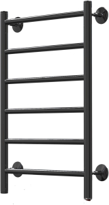 Полотенцесушитель электрический АРГО Орион Лесенка 50 Вт черный матовый 40х60 см