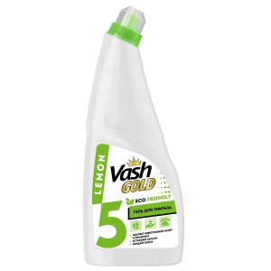 Гель Vash Gold для унитазов с ароматом лимона, 750 мл