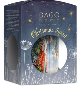 Свеча ароматическая BAGO home  НОВОГОДНЕЕ НАСТРОЕНИЕ 132 гр