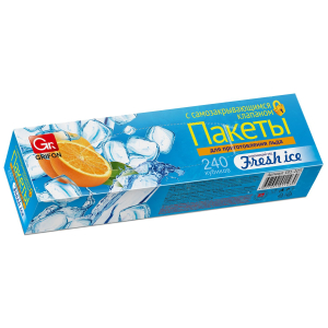 Пакеты Grifon для льда с самозакрывающимся клапаном 240 шариков