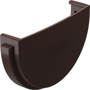 Заглушка желоба DOCKE темно-коричневый