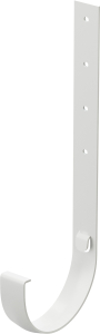 Кронштейн желоба DOCKE белый металлик