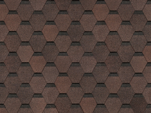 Черепица битумная DOCKE КОРИЧ.ШЕСТ