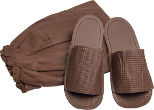 Одноразовый набор для мужчин Банные штучки для бани и сауны (килт, тапочки)