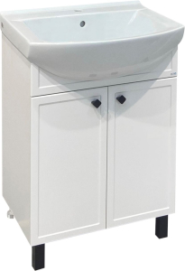 Тумба напольная Runo Римини 65, 61x80 см белая