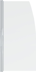 Ширма на ванну Март Муссон 75х150 см прозрачная