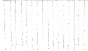 Гирлянда занавес 500 LED теплый белый 5x1 м