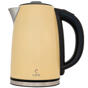 Электрочайник LEX LX 30021-3, 1.7 л, бежевый