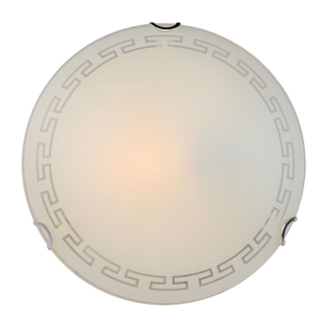 Светильник РОССвет Этруска Е27, d25 см, белый