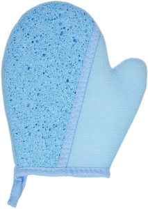 Мочалка из целлюлозы варежка для бани и сауны Банные штучки 22х18 см 4 цвета