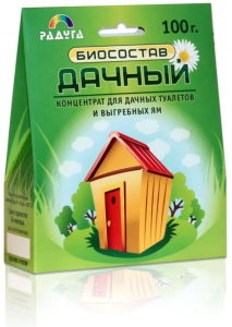 Биосостав 'ДАЧНЫЙ' для дачных туалетов и выгребных ям 