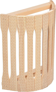 Абажур Банные штучки Рогожка угловой с орнаметном 31х9х22 см