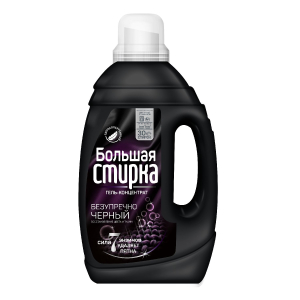 Гель для стирки Большая стирка Black концентрированный 1,2 л