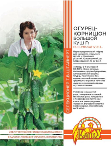 Семена ОГУРЕЦ БОЛЬШОЙ КУШ 10 ШТ