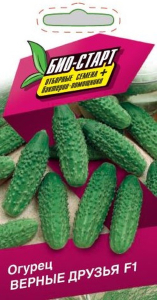Семена ОГУРЕЦ ВЕРНЫЕ ДРУЗЬЯ F1 БИО 0,25 ГР