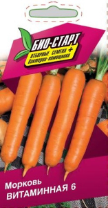 Семена МОРКОВЬ ВИТАМИННАЯ 6 БИО 2 ГР
