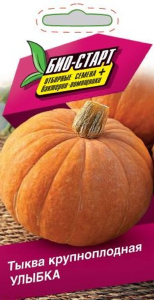 Семена ТЫКВА КРУПНОПЛОД УЛЫБКА БИО 2 ГР