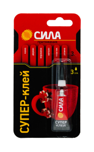 Клей сверхпрочный Сила SBL1-3, 3 гр