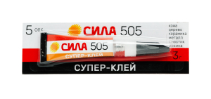 Супер клей Сила 505-3, 3 гр