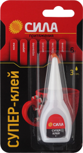 Супер клей Сила ШБ SSBL1-6, 6 гр