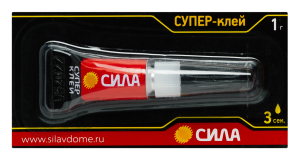 Супер клей Сила SSBL 12-1, 1 гр