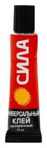 Клей универслаьный Сила прозрачный SUTB-30, 30 мл