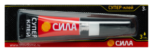 Клей сверхпрочный Сила SSBL 12-3, 3 гр
