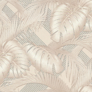 Обои виниловые Euro Decor Villa Riviera 1,06х10,05 м бежевые с рисунком