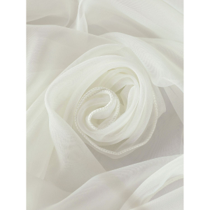 Тюль ТД Текстиль вуаль с утяжелителем 500х270 см, молочный