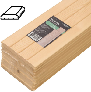 Вагонка штиль Ангарская сосна 14х135х3м "ПРЕМИУМ"