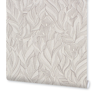 Обои виниловые Vilia wallpaper Аида 0,53х10м, серый
