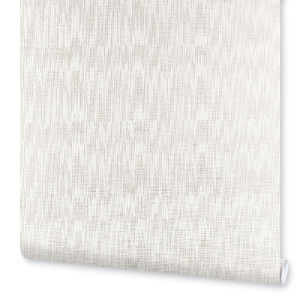 Обои флизелиновые Vilia wallpaper Лен под покраску 1,06х10 м, белый