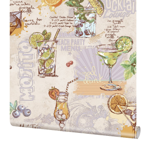 Обои виниловые Элизиум Санрайз 902801 0,53х10 м, бежевый