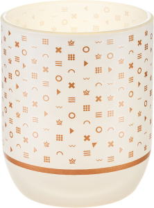 Стакан для зубных щеток MOROSHKA Royal Ascot бежевый/коричневый