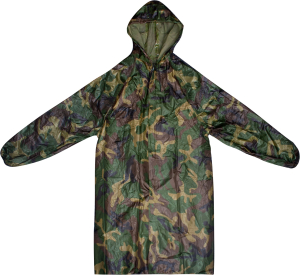 Плащ-дождевик с капюшоном GARDEN SHOW полиэстер размер М камуфляж