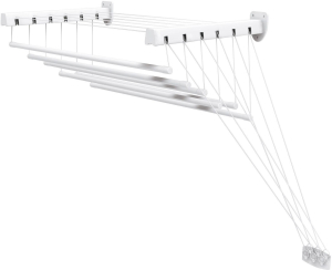 Сушилка для белья стальная JOY Home 162х10 см, белый