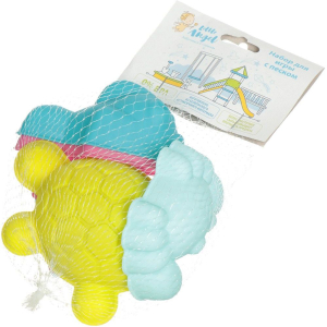 Набор формочек Lalababy Follow Me для игры с песком микс 6 предметов 
