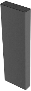 Притворная планка Париж стандарт Графит 32х2070 мм 1 шт