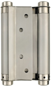 Дверная петля универсальная накладная Armadillo 4DSS 100х70 мм матовый никель