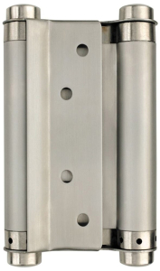 Дверная петля универсальная накладная Armadillo 5DSS 125х86 мм матовый никель