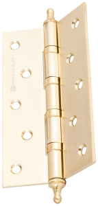 Дверная петля разъемная врезная Palladium N 500 A-S-5 SB 125х75х2,5 мм золото