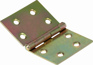 Дверная петля неразъемная накладная LUX-TOOLS 50х75 мм оцинкованная сталь