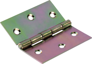 Дверная петля универсальная LUX-TOOLS 80х80 мм оцинкованная сталь