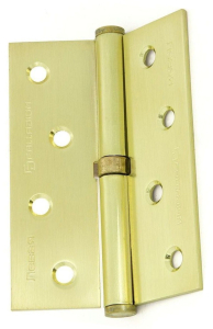 Дверная петля разъемная врезная Palladium N613S4SBR 100х75х2,5 мм матовое золото