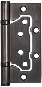 Дверная петля универсальная накладная PUNTO 200-2B 100x51x2,5 мм графит