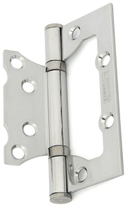 Дверная петля разъемная накладная ФАБРИКА ЗАМКОВ 100х75х2,5 мм хром