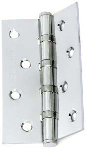 Дверная петля универсальная врезная Palladium 100х75х3 хром